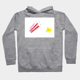 Stationery, pencils. Back to school. Watercolor, art decoration, sketch. illustration hand drawn modern Hoodie